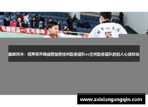 巅峰对决：精英赛升降级附加赛徐州跆拳道队vs兰州跆拳道队的扣人心弦较量